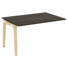 Onix Wood Прох. наб. эл. переговорного стола OW.NPRG-3 Дуб Мали/Дуб Светлый/Металл Белый 1380*980*75