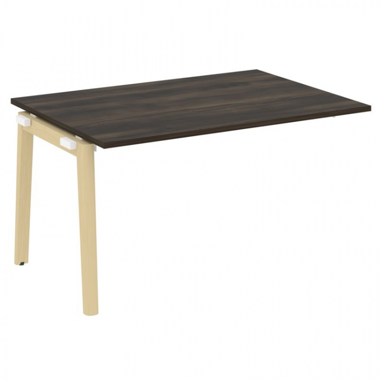 Onix Wood Прох. наб. эл. переговорного стола OW.NPRG-3 Дуб Мали/Дуб Светлый/Металл Белый 1380*980*75