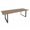 Onix Direct Стол переговорный на О-образном м/к O.MO-PRG-25 Дуб Аризона/Металл Антрацит 2580*980*750 Onix Direct Стол переговорный на О-образном м/к O.MO-PRG-25 Дуб Аризона/Металл Антрацит 2580*980*750