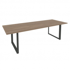Onix Direct Стол переговорный на О-образном м/к O.MO-PRG-25 Дуб Аризона/Металл Антрацит 2580*980*750