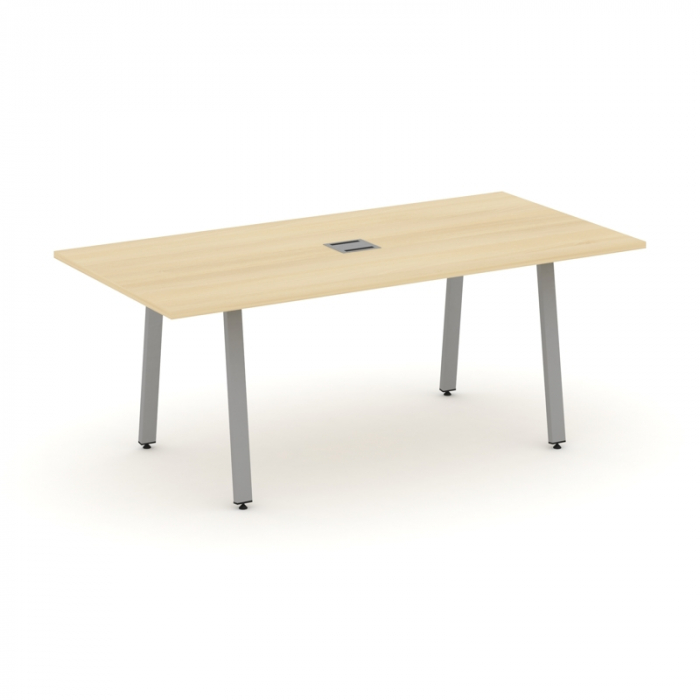 Style Project Direct Стол переговорный SN-6A.SPRG-198 Акация Лорка/Металл Серый/Заглушка Металл Серы