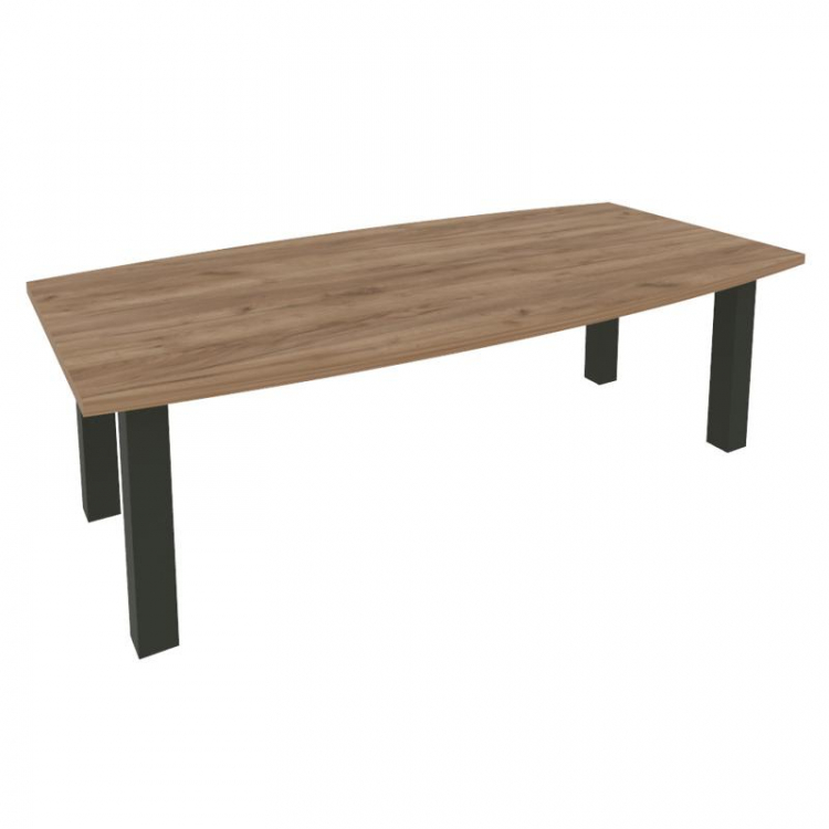 First Стол переговорный KPRG-1 Дуб Табак/Металл Антрацит 2400*1200*750