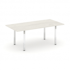 Style Project Direct Lux Стол переговорный M-SN-6P.SPRG-198.3 Дуб Наварра/Нержавеющая Сталь/Хром 198