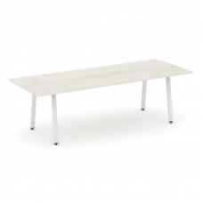 Style Project Direct Стол переговорный SN-6A.SPRG-258.3 Дуб Наварра/Металл Белый 2580*980*750