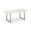 Style Project Direct Стол переговорный SN-6T1.SPRG-198.3 Дуб Наварра/Металл Серый 1980*980*750