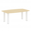 Yalta Стол переговорный LT.SP-3 Акация Лорка/Металл Белый 1800*1100*750