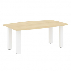 Yalta Стол переговорный LT.SP-3 Акация Лорка/Металл Белый 1800*1100*750
