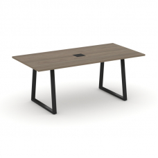 Style Project Direct Стол переговорный SN-6T1.SPRG-198 Вяз Благородный/Металл Черный/Заглушка Металл