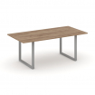 Style Project Direct Стол переговорный SN-6O.SPRG-198.3 Дуб Табак/Металл Серый 1980*980*750