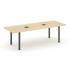 Style Project Direct Стол переговорный SN-6P.SPRG-258 Акация Лорка/Металл Антрацит/Заглушка Металл А