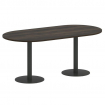 Onix Direct Стол овальный O.SPRG-3 Дуб Мали/Металл Антрацит 1800*900*750