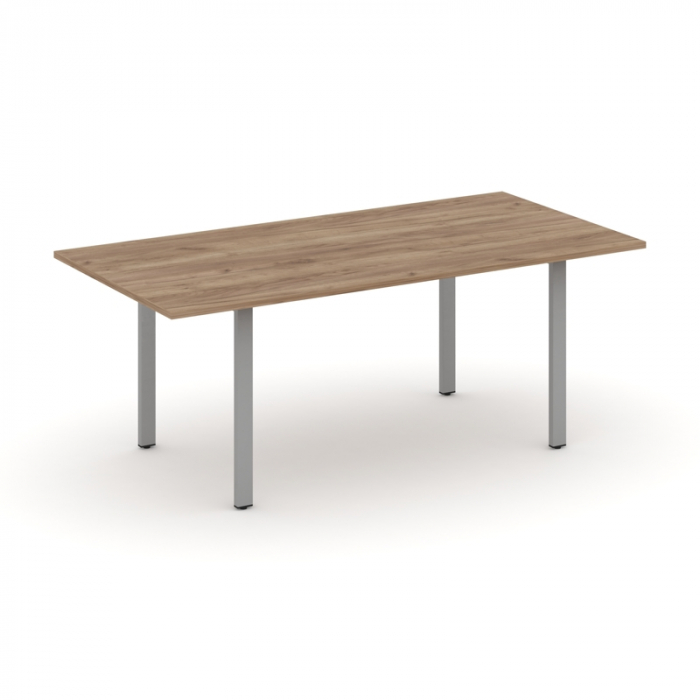 Style Project Direct Стол переговорный SN-6P.SPRG-198.3 Дуб Табак/Металл Серый 1980*980*750