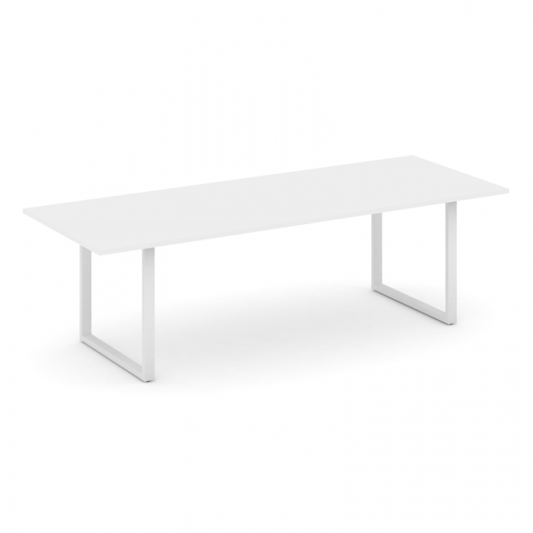 Style Project Direct Стол переговорный SN-6O.SPRG-258.3 Белый/Металл Белый 2580*980*750