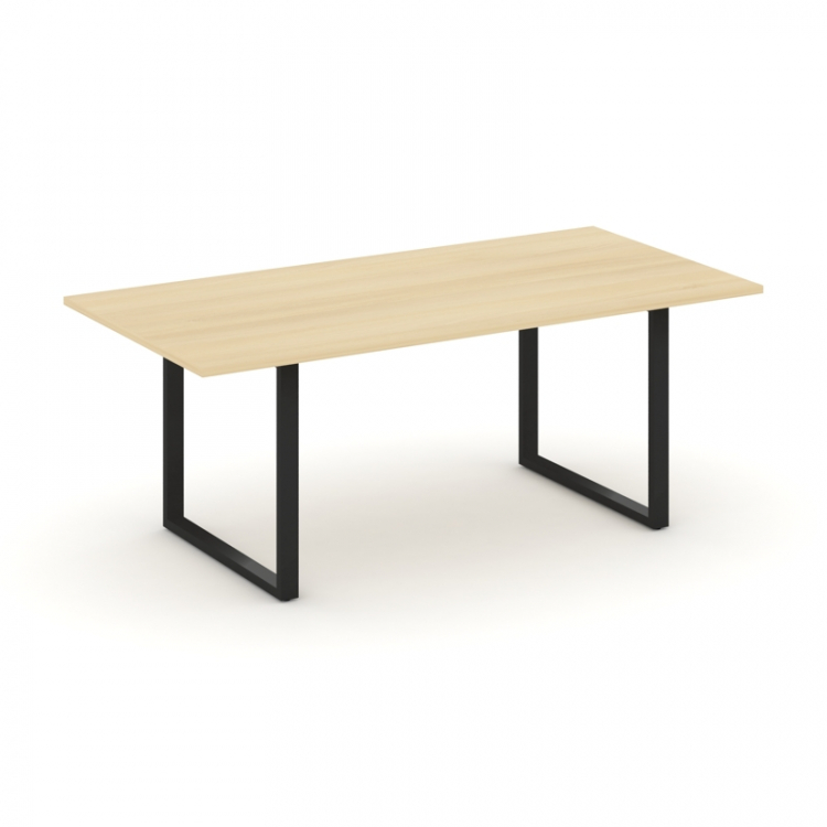 Style Project Direct Стол переговорный SN-6O.SPRG-198.3 Акация Лорка/Металл Черный 1980*980*750