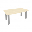 First Стол переговорный KPRG-2 Клен/Металл Серый 1800*1100*750