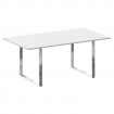 Metal System Direct Стол перег. О-обр. м/к БО.ПРГ-180 Белый/Нержавеющая Сталь 1800*1000*750