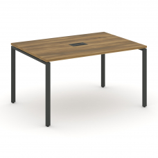 Concept Стол переговорный (1 столешница) CN.PRG-013 Сандал Янтарный/Металл Антрацит 1380*980*750