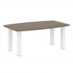 Yalta Стол переговорный LT.SP-3 Вяз Благородный/Металл Белый 1800*1100*750