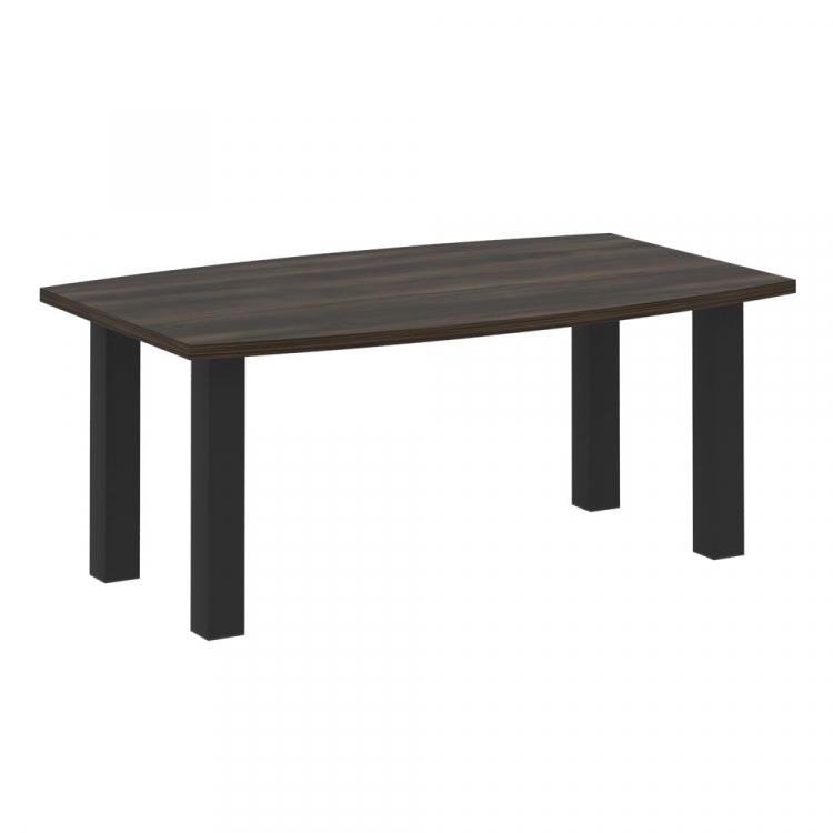 Yalta Стол переговорный LT.SP-3 Дуб Мали/Металл Черный 1800*1100*750