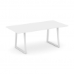 Style Project Direct Стол переговорный SN-6T1.SPRG-198.3 Белый/Металл Белый 1980*980*750