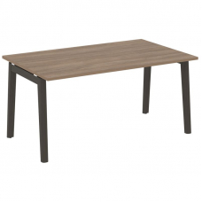 Onix Wood Стол переговорный (1 столешница) OW.PRG-1.4 Дуб Аризона/Дуб Темный/Металл Антрацит 1580*98