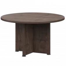 Стол для переговоров круглый К-964 Дуб апрель 1200x1200x750 Приоритет