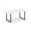 Style Project Direct Стол переговорный SN-6O.SPRG-198.3 Белый/Металл Антрацит 1980*980*750