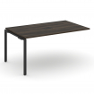 Concept Проходной наборный элемент переговорного стола CN.NPRG-014 Дуб Мали/Металл Черный 1580*980*7