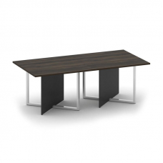 Shift Стол переговорный, двойной, прямоугольный SK.SP-KV-110-2 Дуб Мали/Антрацит 2200*1100*753