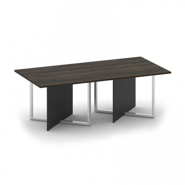 Shift Стол переговорный, двойной, прямоугольный SK.SP-KV-110-2 Дуб Мали/Антрацит 2200*1100*753