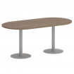 Onix Direct Стол овальный O.SPRG-3 Дуб Аризона/Металл Серый 1800*900*750