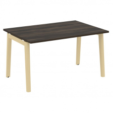 Onix Wood Стол переговорный (1 столешница) OW.PRG-1.3 Дуб Мали/Дуб Светлый/Металл Белый 1380*980*750