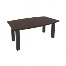 First Стол переговорный KPRG-2 Венге Цаво/Металл Антрацит 1800*1100*750