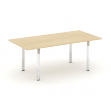 Style Project Direct Lux Стол переговорный M-SN-6P.SPRG-198.3 Акация Лорка/Нержавеющая Сталь/Хром 19