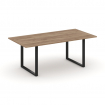 Style Project Direct Стол переговорный SN-6O.SPRG-198.3 Дуб Табак/Металл Черный 1980*980*750