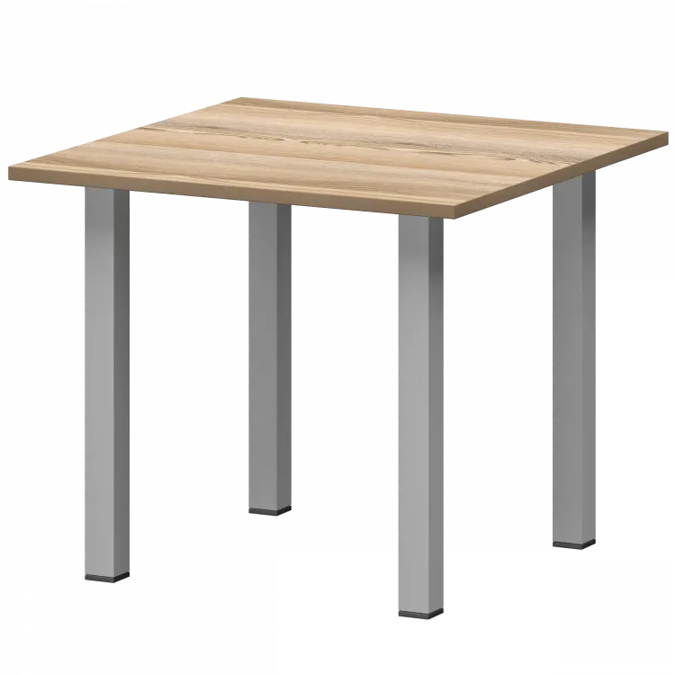 Стол переговорный НТ-090+НТН-1 НТ-090+ОС-2 Дуб сафари 900x900x750 Аргентум