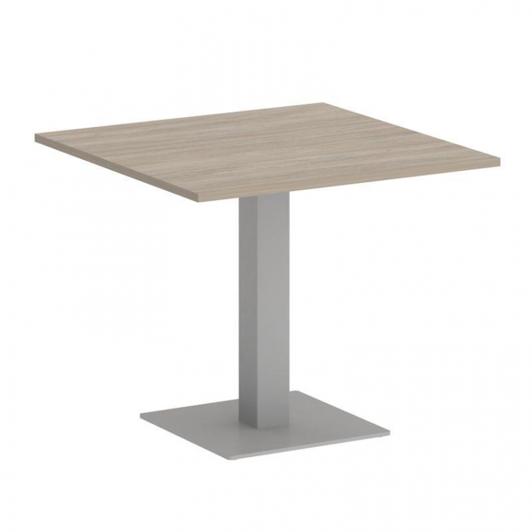 Onix Direct Стол квадратный O.SPRG-2 Дуб Аттик/Металл Серый 900*900*750