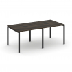 Concept Стол переговорный (2 столешницы) CN.PRG-021 Дуб Мали/Металл Черный 1960*980*750