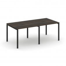 Concept Стол переговорный (2 столешницы) CN.PRG-021 Дуб Мали/Металл Черный 1960*980*750