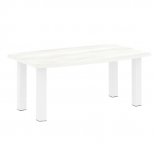 Yalta Стол переговорный LT.SP-3 Снежная Патина/Металл Белый 1800*1100*750