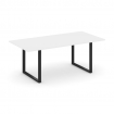 Style Project Direct Стол переговорный SN-6O.SPRG-198.3 Белый/Металл Черный 1980*980*750