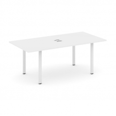 Style Project Direct Стол переговорный SN-6P.SPRG-198 Белый/Металл Белый/Заглушка Металл Белый 1980*