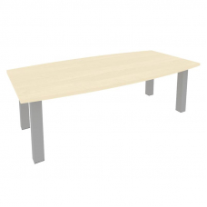 First Стол переговорный KPRG-1 Клен/Металл Серый 2400*1200*750