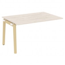 Onix Wood Прох. наб. эл. переговорного стола OW.NPRG-3 Денвер Светлый/Дуб Светлый/Металл Белый 1380*