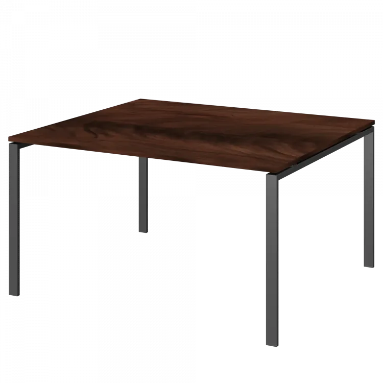 Стол переговорный на металлокаркасе АМП-004.123 Лагос/Антрацит 1600x1236x760 Арго-М