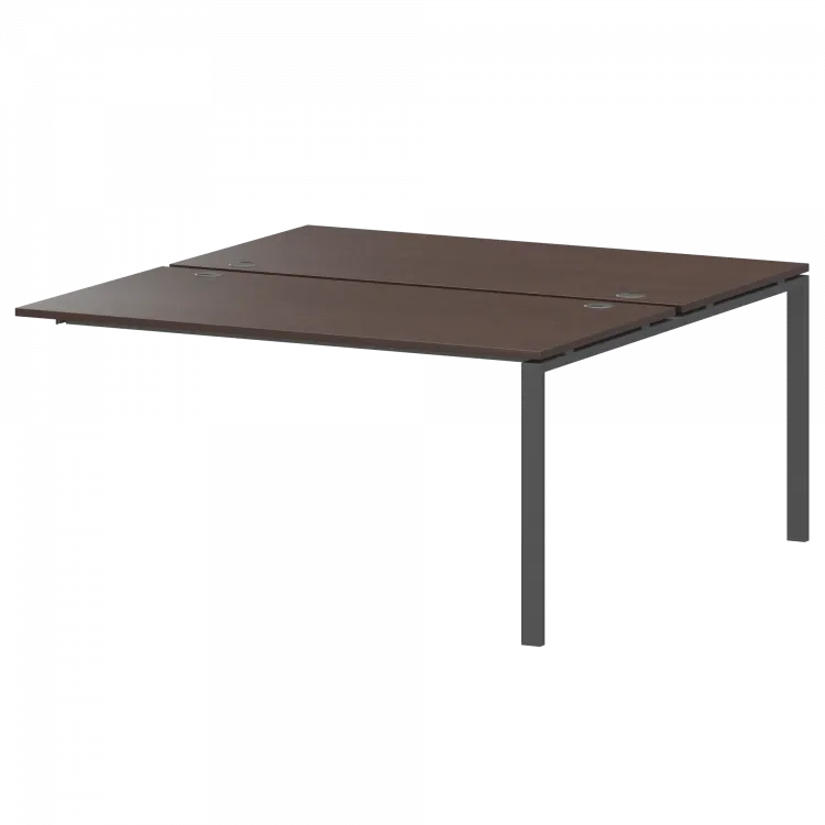 Модуль двойной на 2 рабочих места АМБЭ-005.60 Дуб венге/Антрацит 1800x1236x760 Арго-М