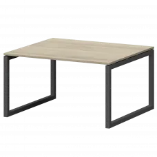 Стол переговорный на металлокаркасе СМСП-О-14.123.Пр50 Кронберг/Антрацит 1400x1236x750 Смарт