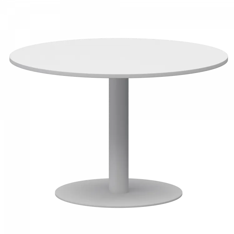Стол круглый АМ-Д120 Белый/Белый 1200x1200x760 Арго-М