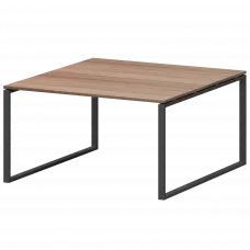 Стол переговорный на металлокаркасе АМП.О-004.123 Темный шимо/Антрацит 1600x1236x760 Арго-М