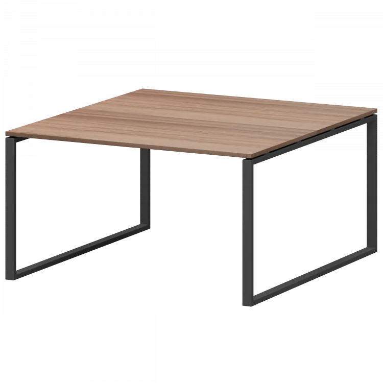 Стол переговорный на металлокаркасе АМП.О-004.123 Темный шимо/Антрацит 1600x1236x760 Арго-М